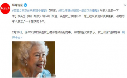 95岁的英女王确诊冠病一周后康复