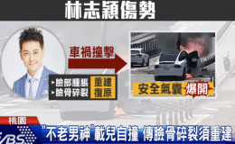 真相：林志颖父子出车祸 特斯拉X燃起大火
