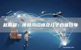 赵丽颖：传和冯绍峰及儿子合体过年