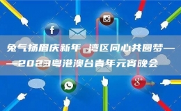 兔气扬眉庆新年 湾区同心共圆梦——2023粤港澳台青年元宵晚会