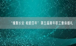 “缘聚长安 相爱百年”第五届青年职工集体婚礼
