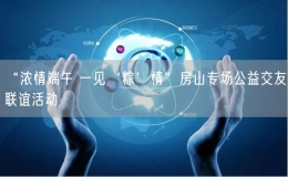 “浓情端午 一见‘粽’情”房山专场公益交友联谊活动