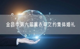 金昌市第六届薰衣草之约集体婚礼
