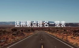 达州景点排名一览表（达州有哪些好玩的地方）