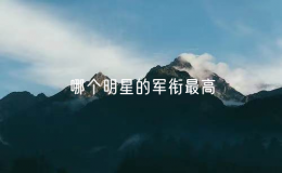 哪个明星的军衔最高（军衔最高的十位明星）