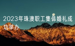 2023年珠澳职工集体婚礼成功举办