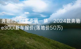 奔驰e300l多少钱一辆，2024款奔驰e300l新车报价(落地价50万)