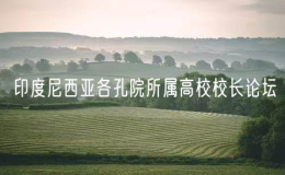 第二届印度尼西亚各孔院所属高校校长论坛举行