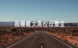 规模最大高校母基金成立