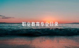 教育部完成了2024年度《职业教育专业目录》增补工作