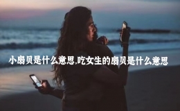 小扇贝是什么意思，吃女生的扇贝是什么意思