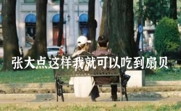 张大点这样我就可以吃到扇贝，尝尝你的扇贝是什么感觉