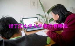 诺丁汉大学入学条件有哪些